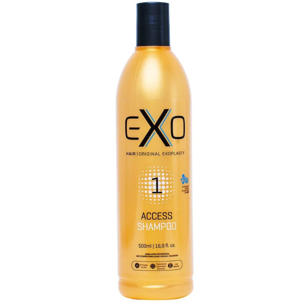 Shampoo Access 500ml Exo Hair Limpeza Profunda Prepara para Alisamento ...