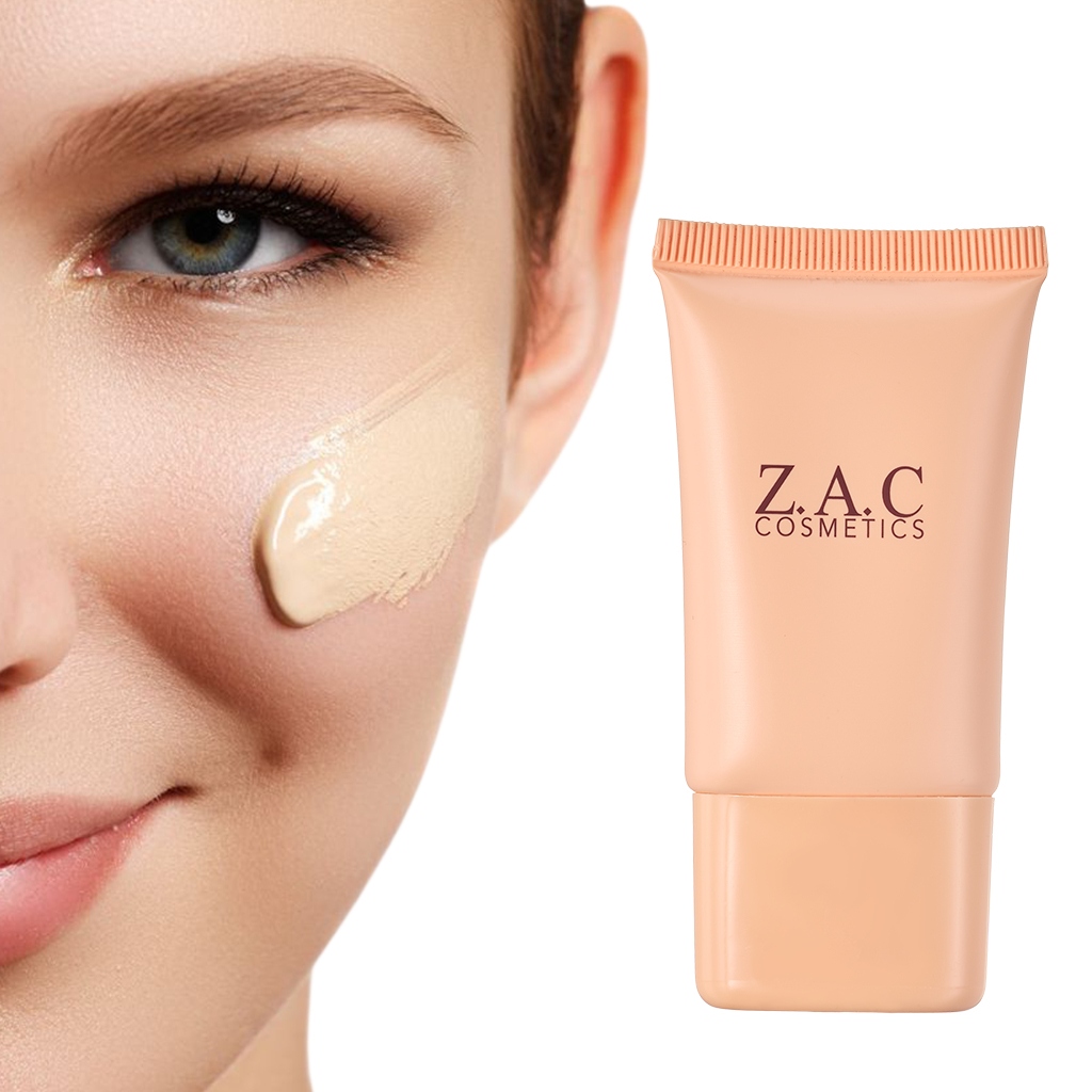 S コスメ×8 Base Líquida Z.A.C COSMETICS Acabamento Aveludado RG0009 | Shopee