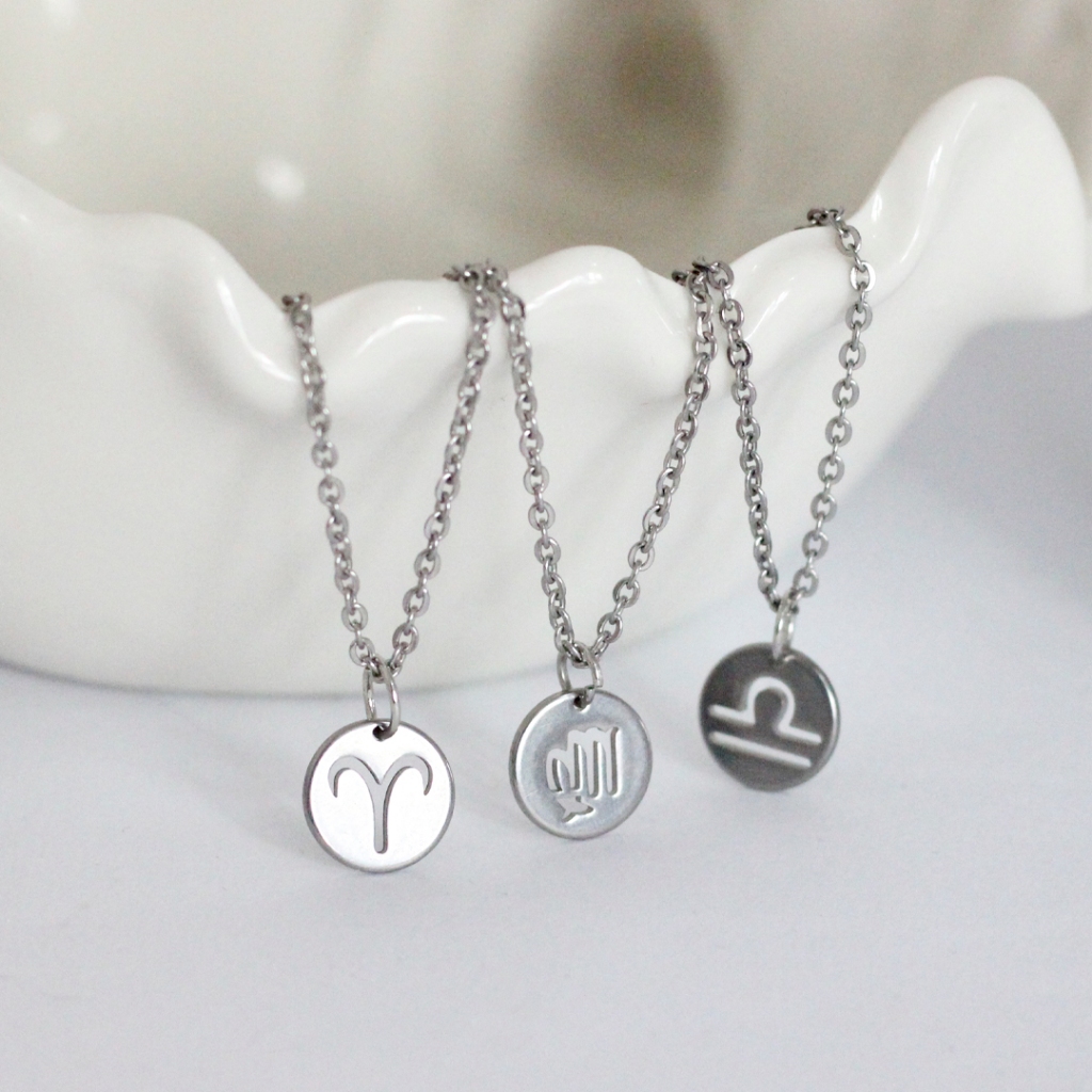 Colar de Signos Aço Inox | Shopee Brasil