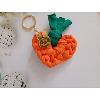 Kit Chaveiro Cenoura, Feito em Fio de Malha, Chaveiro de Páscoa, Lenbrançinhas de Páscoa em Oferta na Shopee