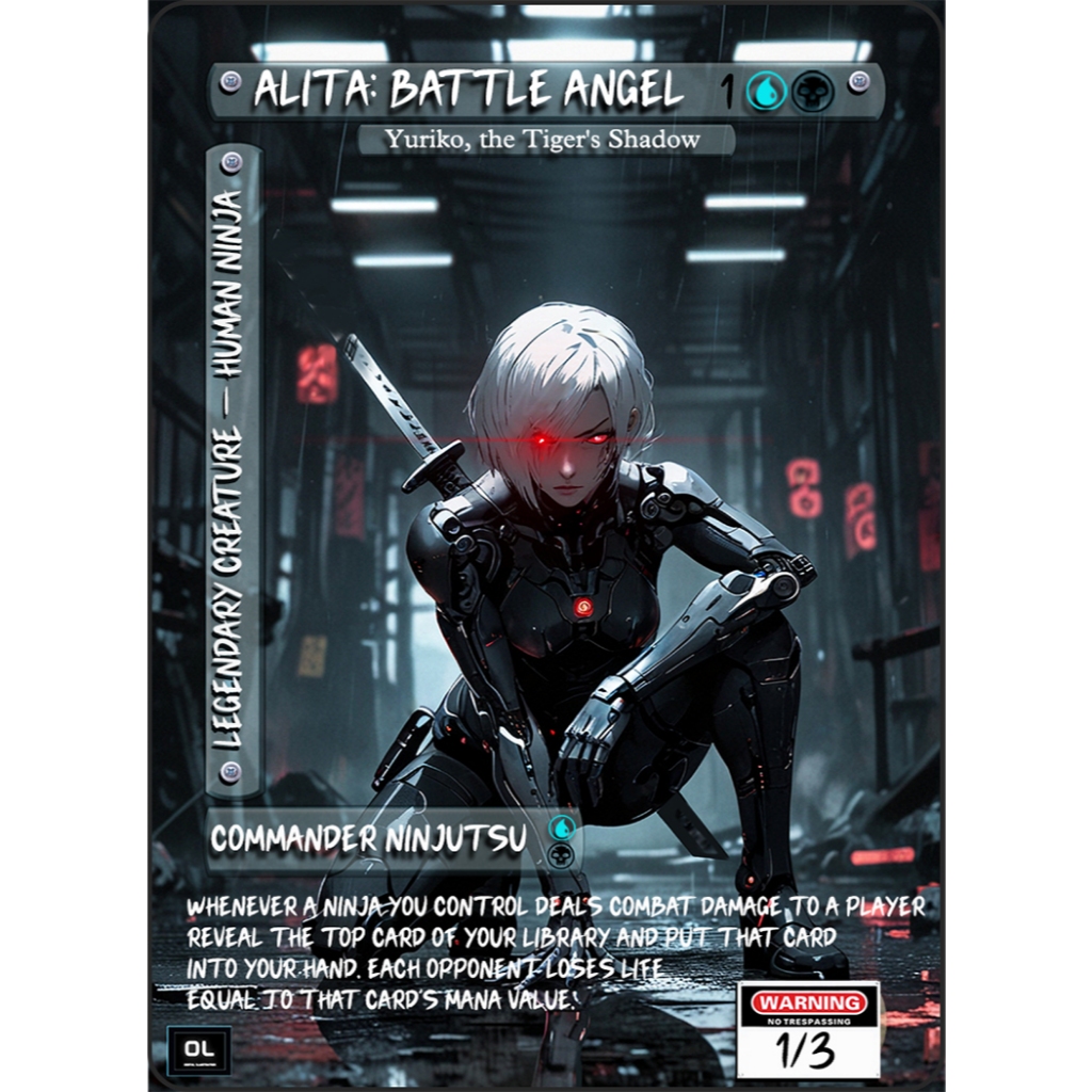 Carta de Magic the Gathering Custom Proxy - Yuriko, The Tiger's Shadow ...
