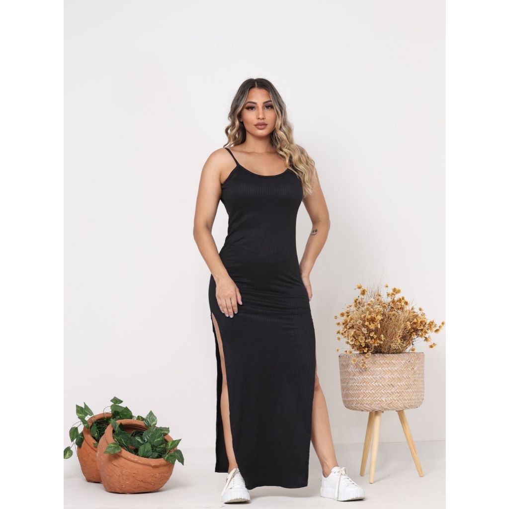 vestido-canelado-longo-com-fenda-lateral-de-alcinha-varias-cores