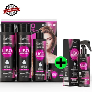 Kit Capilar Liso Obrigatório Belkit – 5 itens | Kit Capilar + Spray Finalizador Para Cabelo Liso em Oferta na Shopee