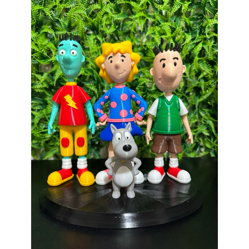 Doug funnie Costelinha e Paty Maionese impressao 3d | Shopee Brasil