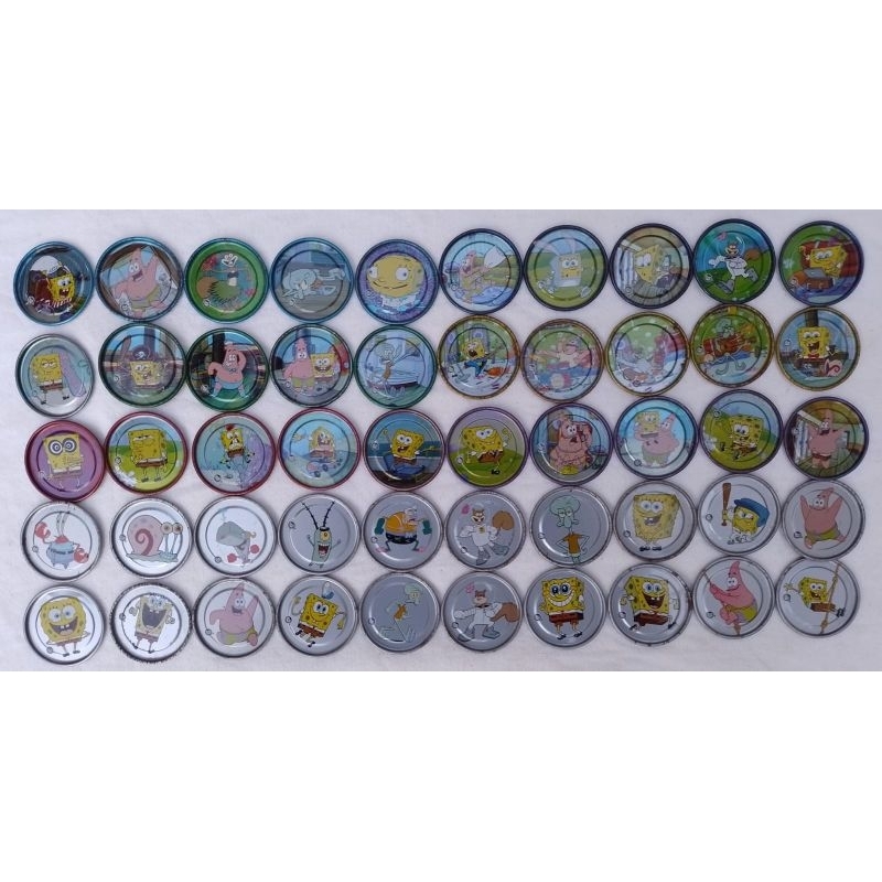 Tazos Bob Esponja - Coleção Completa