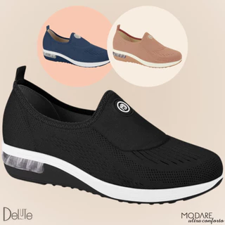 Tênis Feminino Modare Slip On Casual Ultra Conforto Esportivo Amortecedor de Impacto com Gel Tech