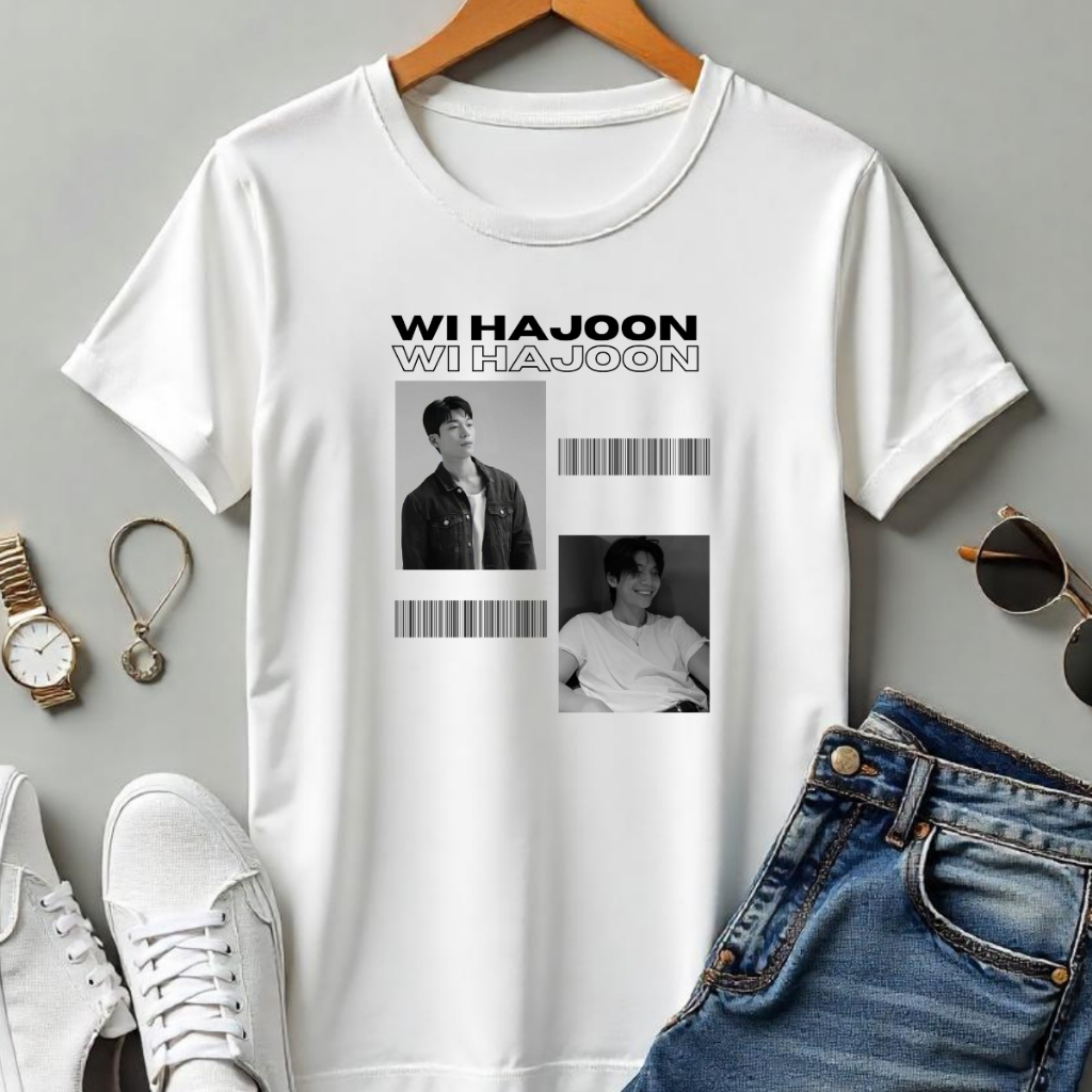 Camiseta Doramas Wi Ha-Joon 100% Algodão para Fãs de K-Dramas | Shopee ...