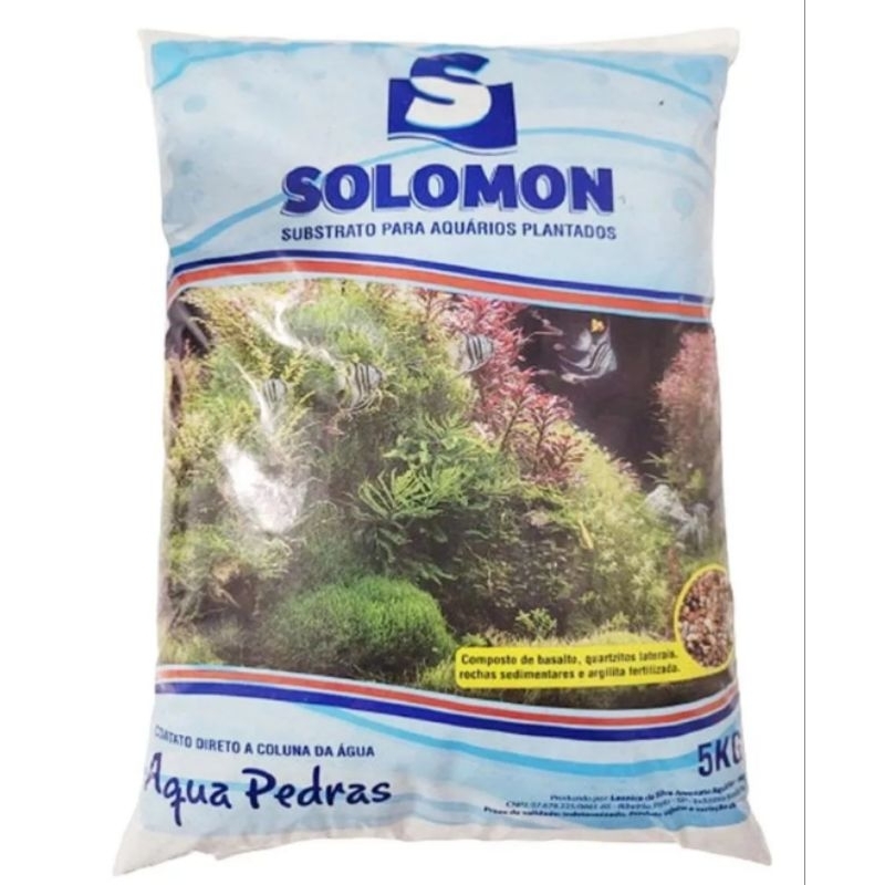 Substrato Fértil Solomon 5kg Para Aquários Plantados