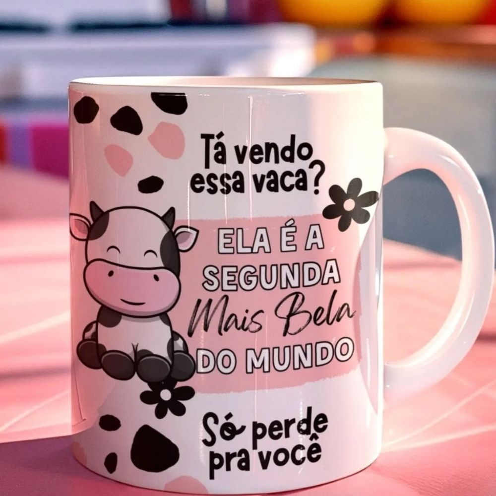 Caneca amizade - Ta vendo essa vaca?
