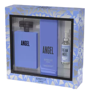 Creme Hidratante Angel Isabelle la Belle + Perfume Angel 100ml + Perfume Angel Para Bolso 15ml - Kit