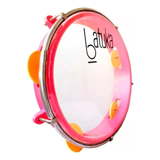 Pandeiro Infantil 8 Polegadas Luen Batuka Rosa Pele Cristal 60046RS em Oferta na Shopee