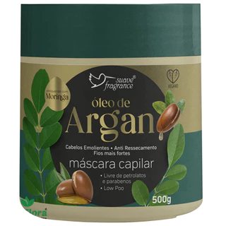 Máscara Óleo de Argan Suave Fragrance Cosméticos Nutrição Total