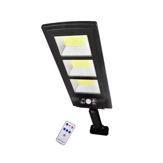 Luminária Led 300W 180cob Solar Refletore Poste Rua Sensor Controle Com 3 Funções