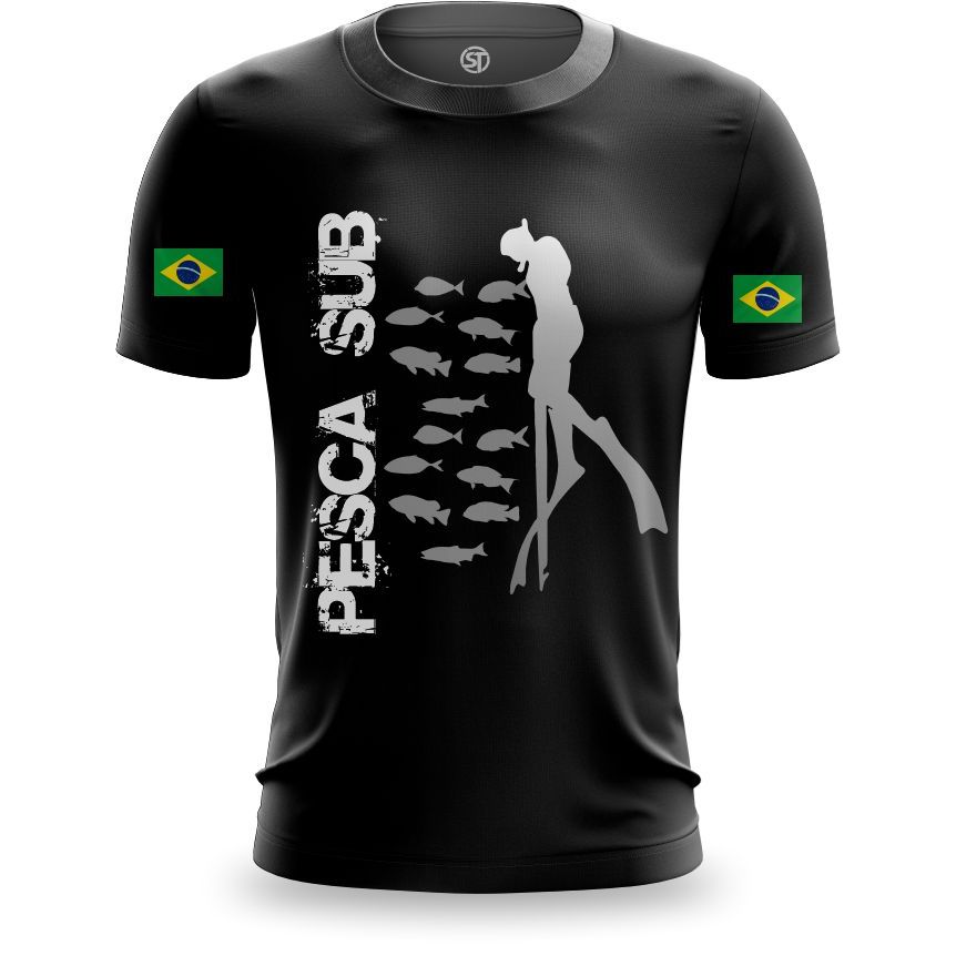Camiseta Camisa Pescador Sub arbalete Pesca submarina