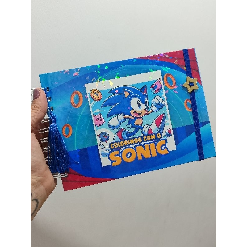 Livro de colorir Sonic estilo bobbie goods | Shopee Brasil