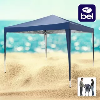 Tenda Gazebo 3x3 Aluminio Barraca Praia Sanfonada Articulada