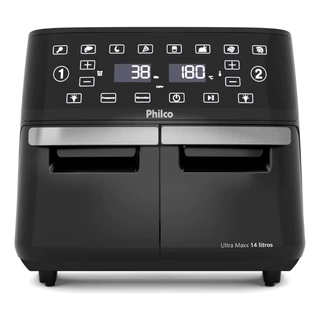 Fritadeira Air Fryer Philco 14L 4 Em 1 Digital Preto 127V
