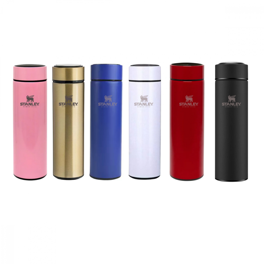 Garrafa Stanley Térmica 500 ml Aço Inox com Medidor de Temperatura ...