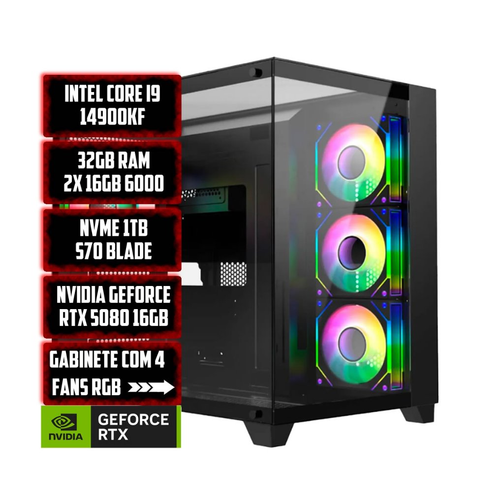 Pc Gamer Hertz I5-8500, 16gb, Gtx 1660, 480gb | KaBuM!