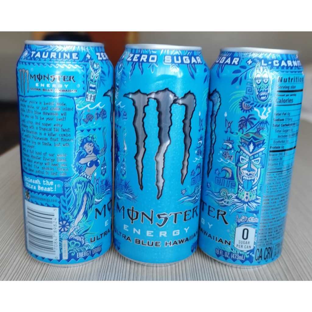 Monster Ultra Blue Hawaiian *lançamento* - Melhora o Preço