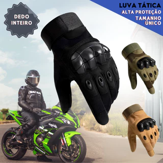 Luva de Motoqueiro Motoboy - Proteção para Motoboy e Pilotos Resistente e Confortável - Nosso Lar
