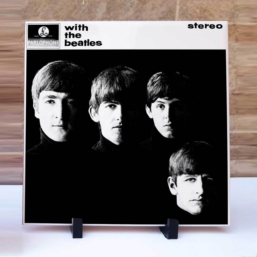 Azulejo Decorativo The Beatles With The Beatles 15x15cm Banda de Rock ...