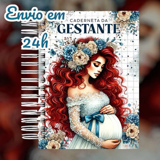 CADERNETA DA GESTANTE PERSONALIZADA em Oferta na Shopee