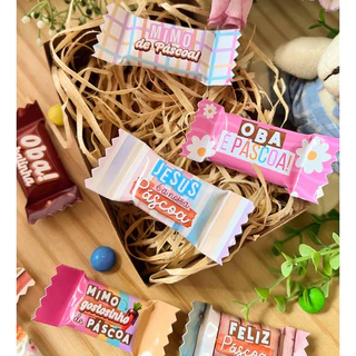 Kit 30/50/100 Lembrancinhas Balas Tema 'Páscoa' em Oferta na Shopee