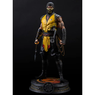 Scorpion Mortal Kombat - Action Figure Estátua Boneco Colecionável Realista Em Resina