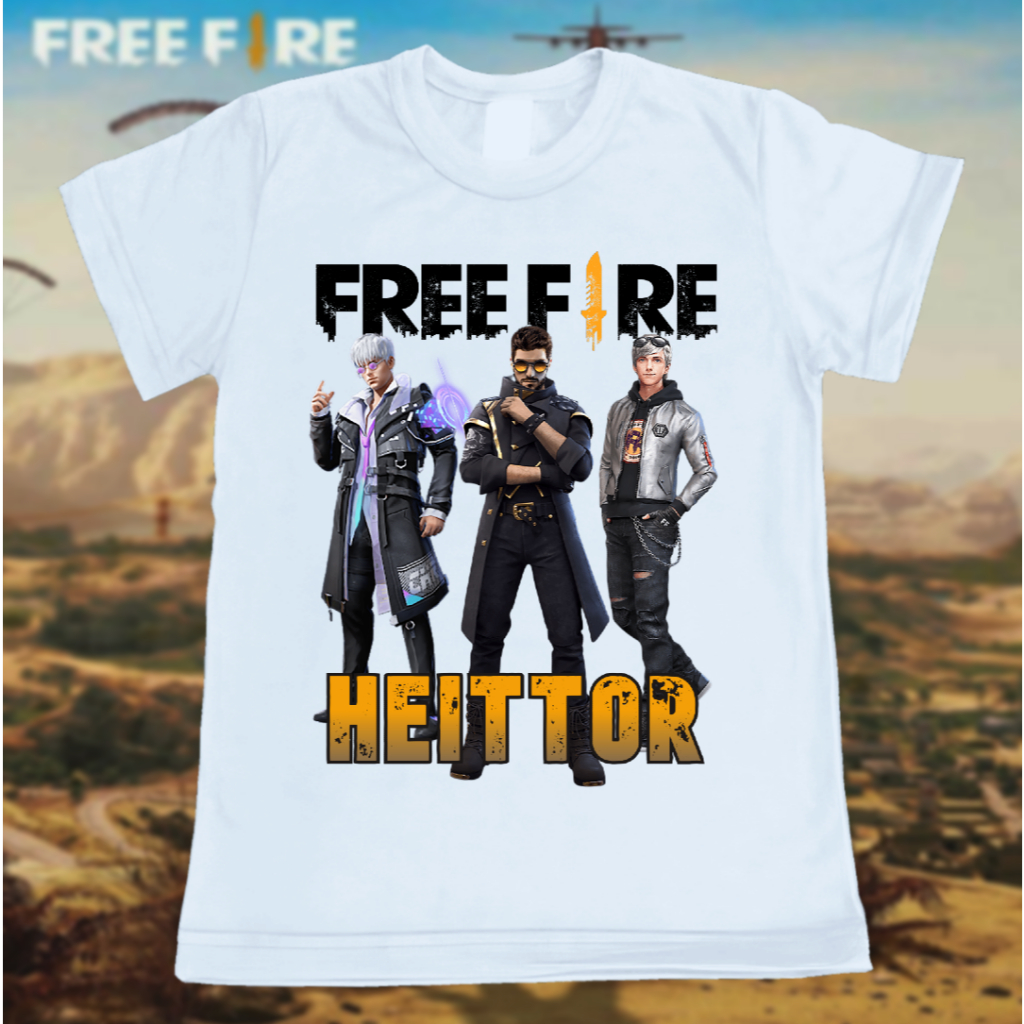 Camiseta Gamer Camisetas Personalizadas De Free Fire Camisas Gamer