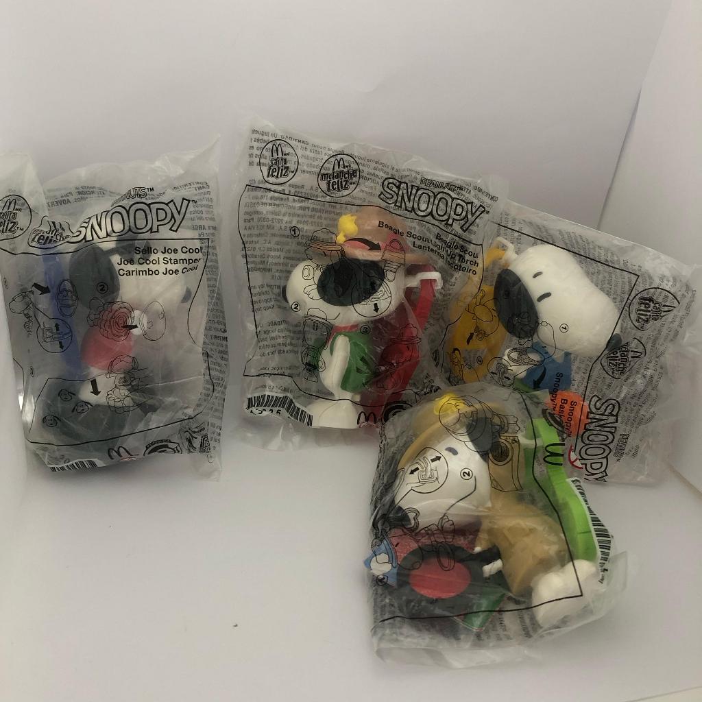 Bonecos Snoopy Mc Donalds 2018 Mc Lanche Feliz Coleção Snoopy