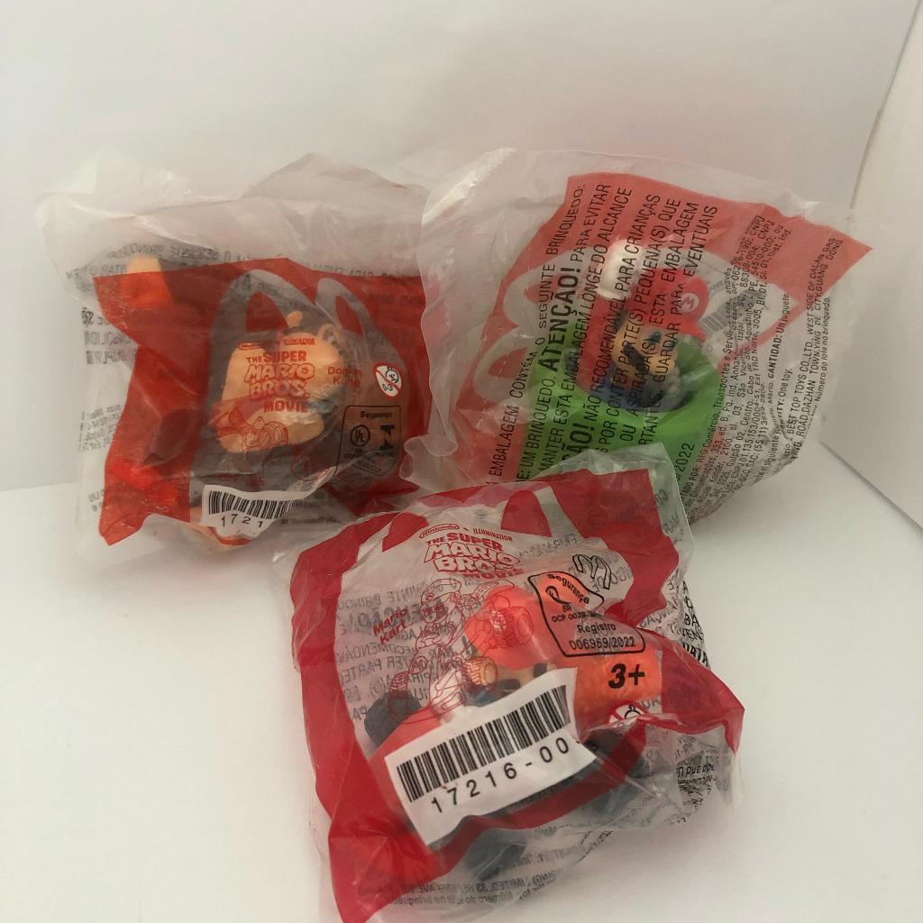 Coleção Bonecos Super Mario Movie McDonald's 2022 - Lacrados Nintendo em Oferta na Shopee