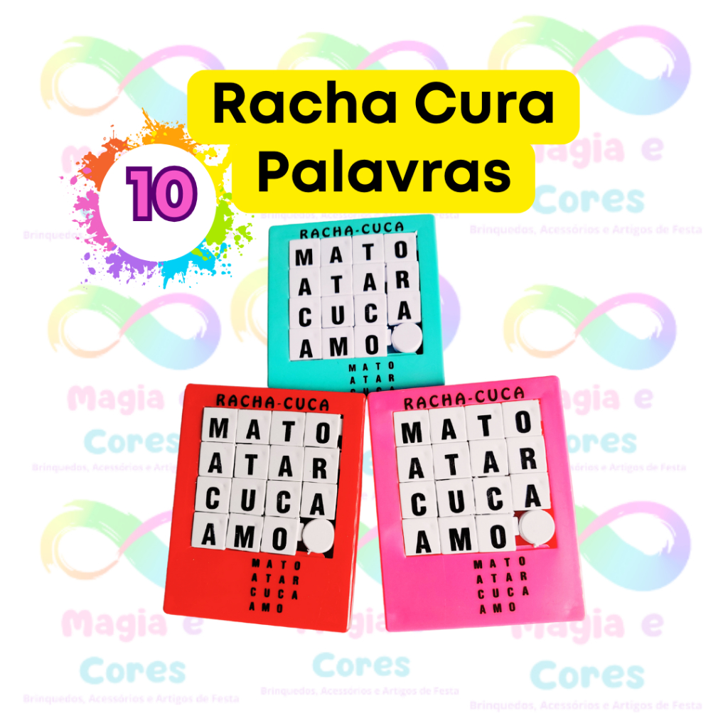 Kit 10 Racha Cuca Jogo Brinquedo infantil e Adulto | Shopee Brasil