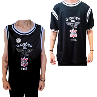 Camiseta Gaviões da Fiel Torcedor Malha Premium Camisa Torcida Organizada Corinthians