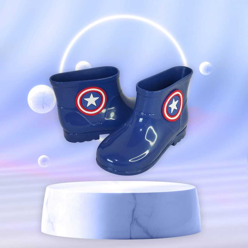 Galocha Infantil Capitão América Botinha para Meninos Leve e