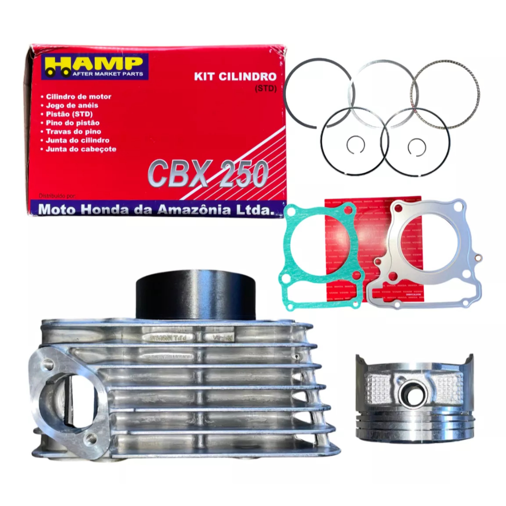 Kit Cilindro Motor Cbx 250 Twister/ Tornado 2001 A 2008 Hamp | Shopee ...