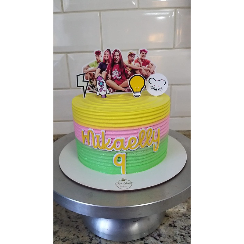 Topo de Bolo Emilly Vick/Festa Emilly Vick/Emilly Vick e sua turma/Topo ...