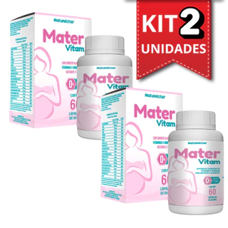 Natunéctar - Mater Vitam 120 Cápsulas Vitamina Gestante Lactante Gestante em Oferta na Shopee