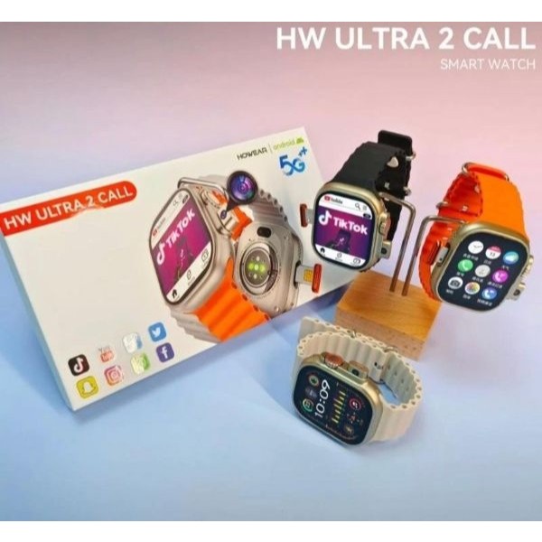 Smartwatch HW ultra 2 - 5g + Android Bluetooth (Tela amoled exclusivo ...