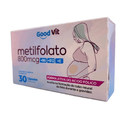 METILFOLATO 800 MCG GOOD VIT | Shopee Brasil