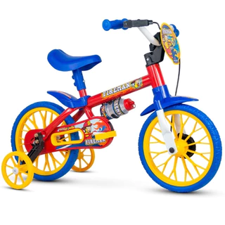 Bicicleta Infantil Aro 12 Nathor Vários Modelos Com Rodinha de Equilíbrio + Garrafinha de Água em Oferta na Shopee
