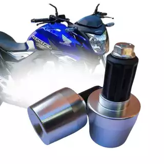 Par De Peso Pezinho De Guidão De Moto Pcx 150 Escovado + Bucha em Oferta na Shopee