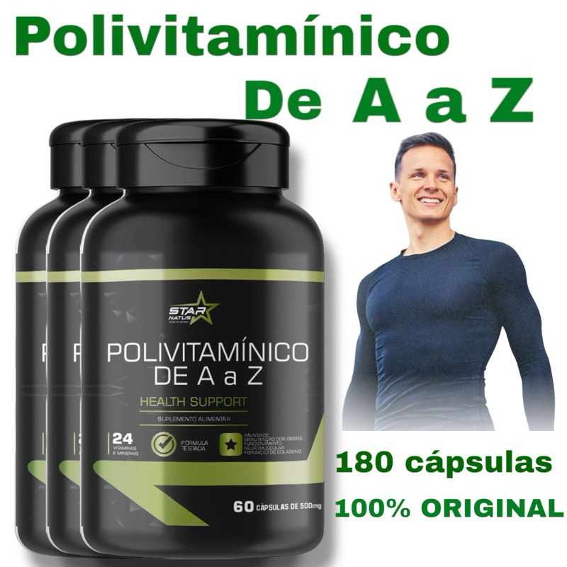 suplemento alimentar Polivitamínico de A a Z - o melhor Multivitamico ...