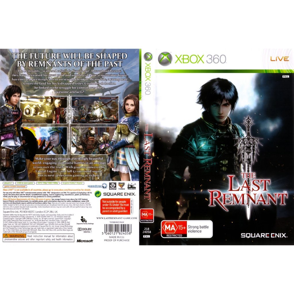 The Last Remnant sur Xbox 360 | Valeur et prix