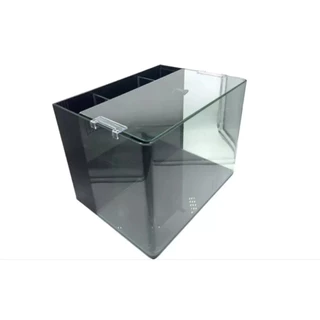 Ocean Tech Nano Aquario 70l Curvo Lapidado C/ Sump E Tampa