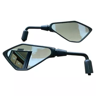 Par de Retrovisor Modelo Kawasaki Z400 Rebaixado Haste Curta ou Média Rosca Honda em Oferta na Shopee
