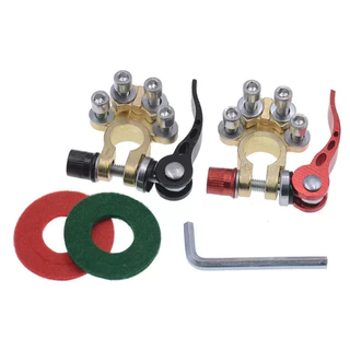 Par Terminais Automotivos com Engate Rápido – 12V/24V em Oferta na Shopee