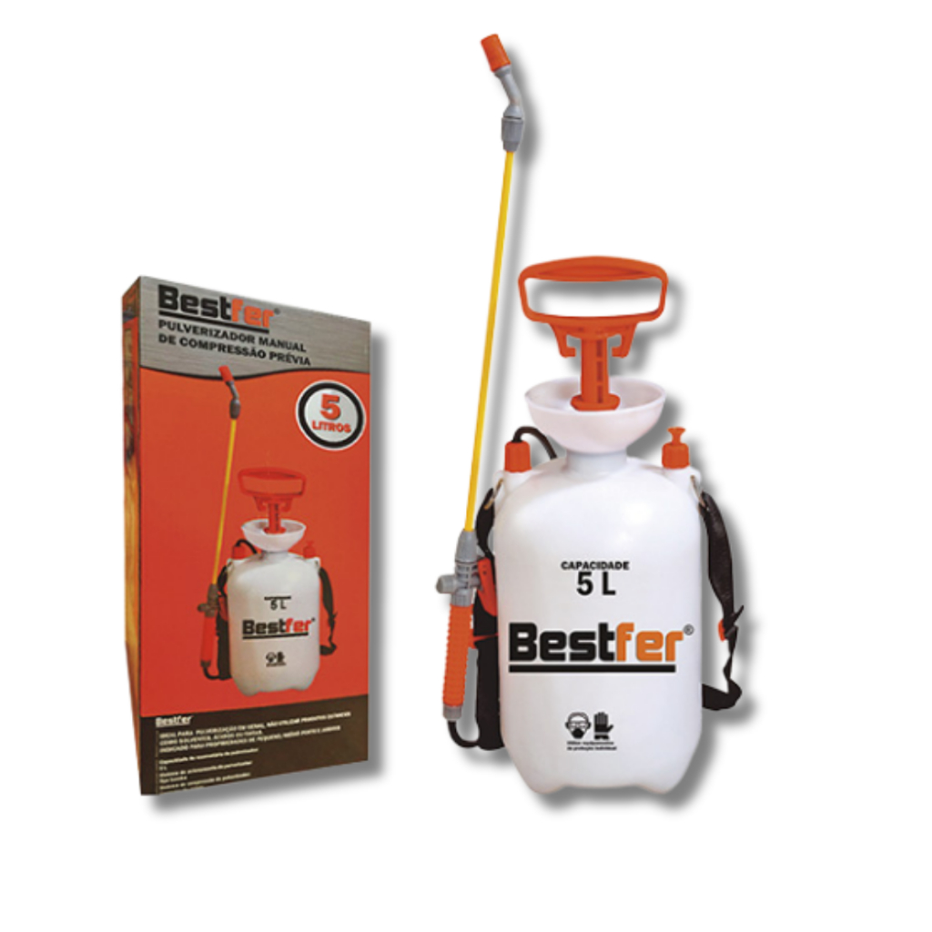 Pulverizador Lateral Manual 5 litros Bestfer | Shopee Brasil