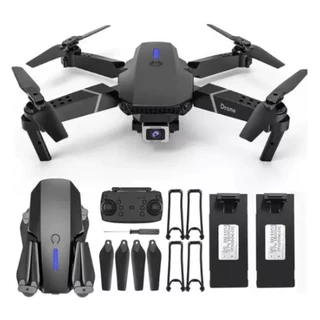 Drone E88 Profissionals Câmera 4K HD Fotografia Aérea 2 Baterias