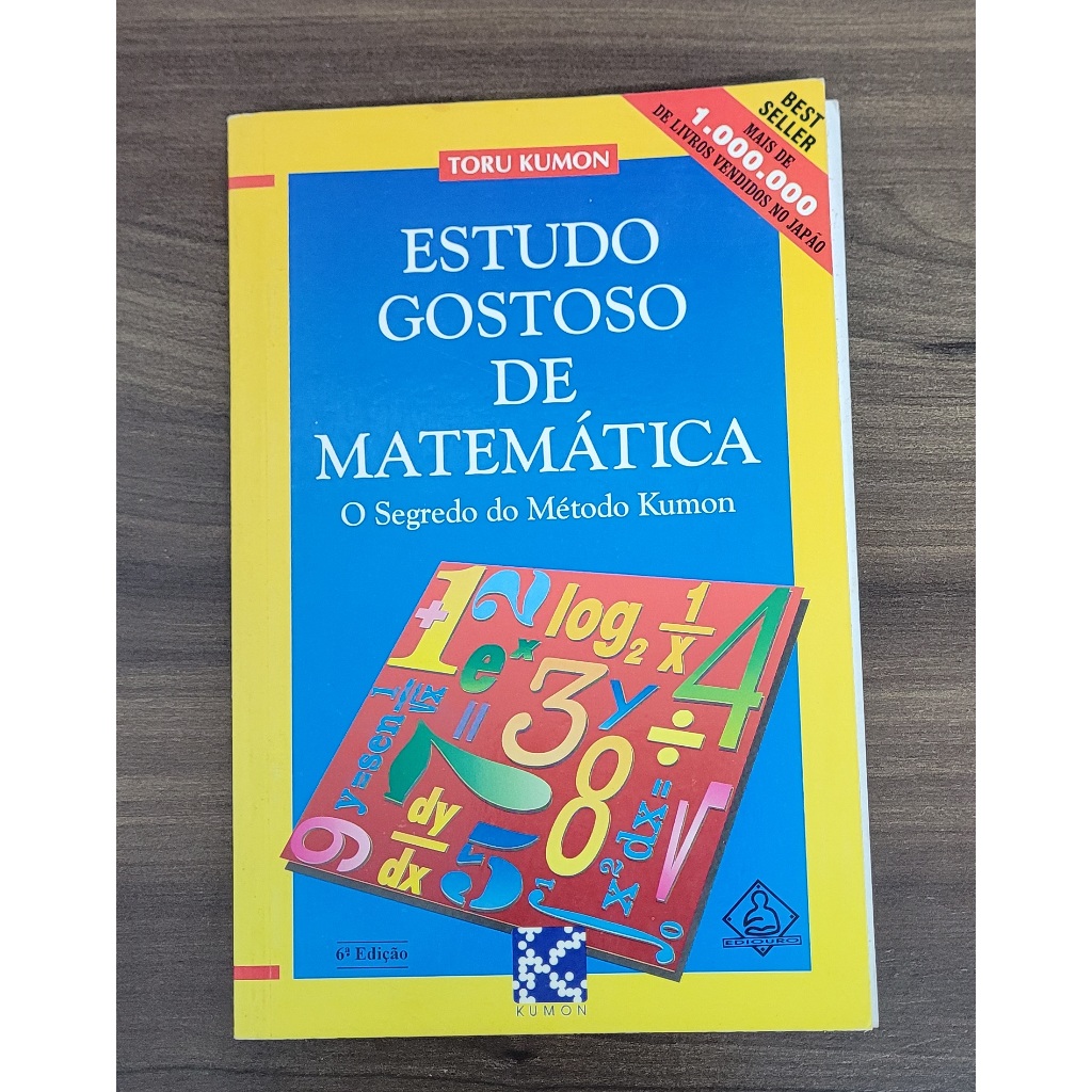 Estudo Gostoso de matemática - Método Kumon | Shopee Brasil
